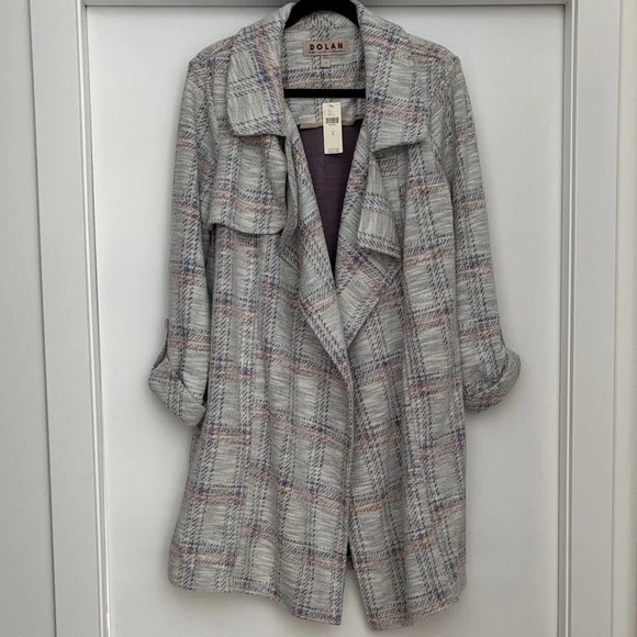 NWT Anthropologie Dolan Catrina Plaid Jacket (Price Firm) - Picture 5 of 10